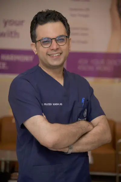 Prateek Sondhi award winning dermatologist
